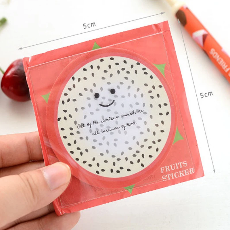 1 упак./лот Новый блокнот в виде фруктов стикеры для записей блокноты с защитой от