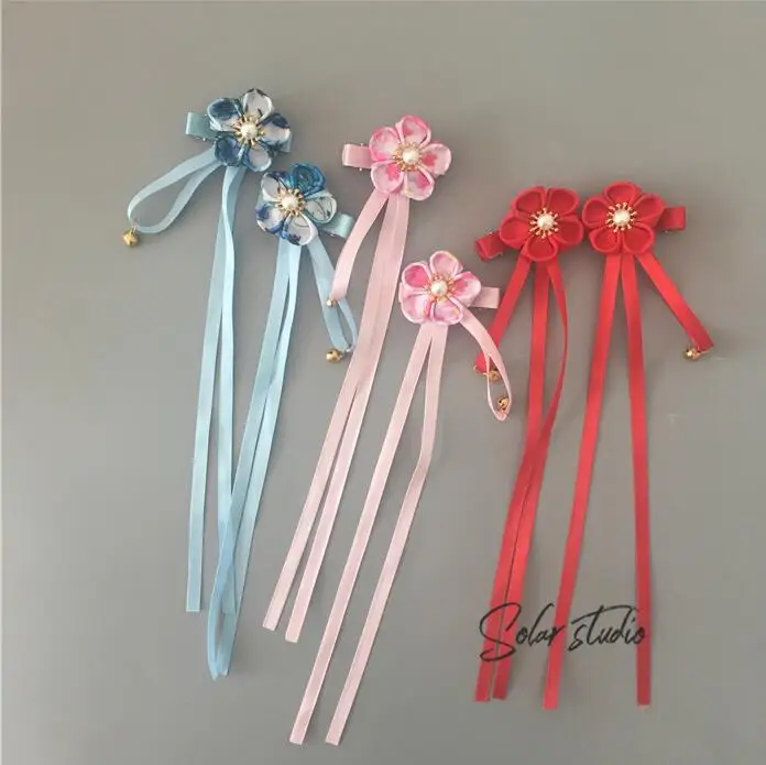 Детский головной убор ручной работы милое кимоно Cheongsam Sakura для девочек заколка
