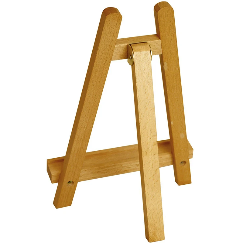

1PCS Mini Artist Wooden Easel Wood Wedding Table Card Stand Display Holder For Party Decoration Triange Tripod Easel 28X19X4.2cm