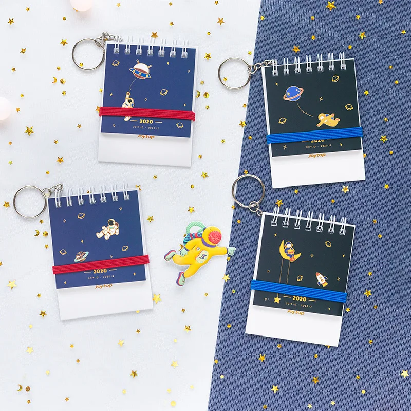 Настольный мини календарь 2020 креативный брелок ремешок для блокнота офисное