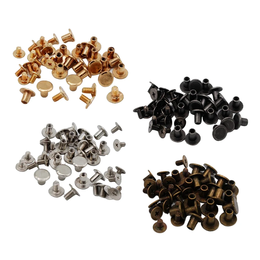 

20x Screws Rivets, Screw Post, Diameter: 9mm, Tube Height: 6mm