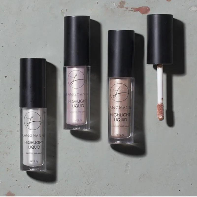 Блестящий хайлайтер Осветляющий тональный крем для лица и тела натуральный