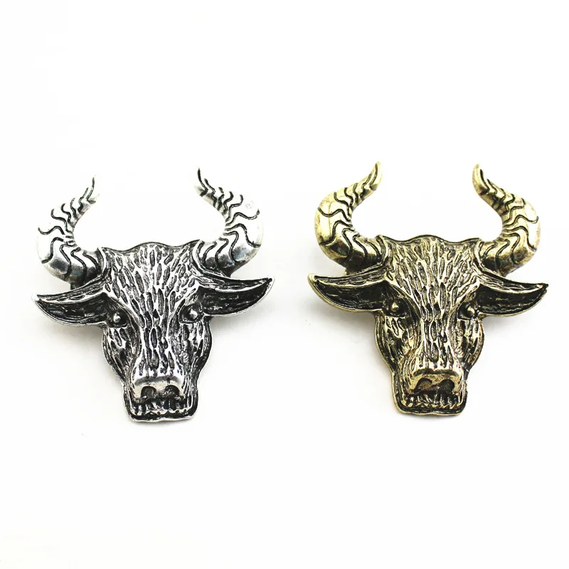 2021 новая брошь в европейском и американском ретро стиле с головой быка по