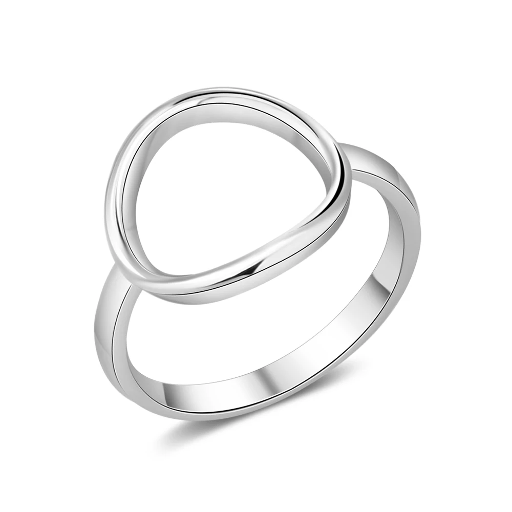 R3765 JewelOra, женские 925 пробы, серебряные кольца, музыкальная нота/Детские ноги/океанские волнистые кольца, ювелирные изделия, модный стиль, подарок для девушки - Цвет основного камня: R3765