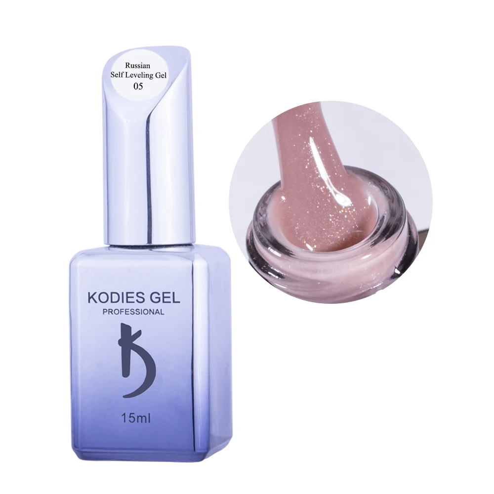 KODIES Гель-лак для ногтей с самостоятельным выравниванием телесный розовый