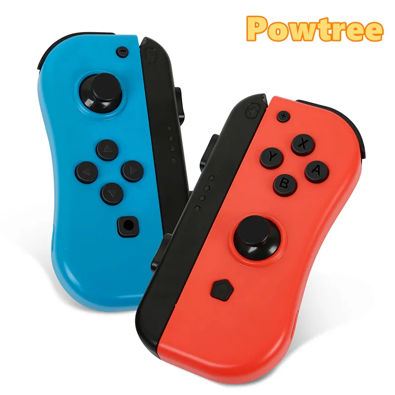 

Powtree Newest Game Switch Wireless Controller Left&Right Bluetooth Gamepad For Nintend NS Joy Game Con Handle Grip For Switch