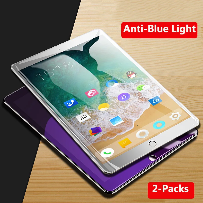 [В 2 упаковках] ультрапрозрачное закаленное стекло для экрана iPad Air 4 10 9 дюйма 0 3 мм
