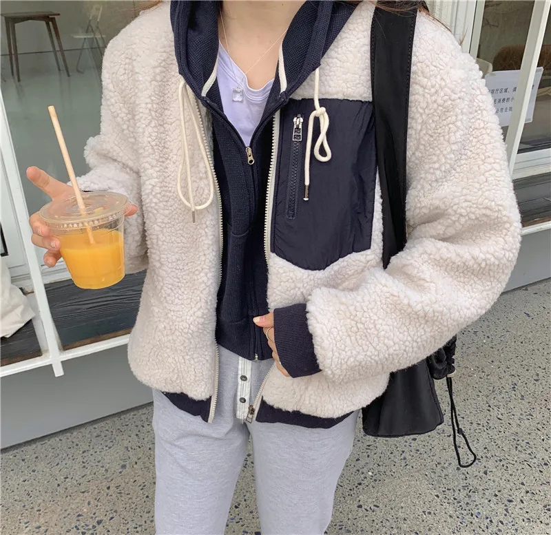 

New Winter Coat Womens Oversize Fashion Cashmere Wool Coats Outerwear Female Short Thickening Warm Woolen Overcoat Women Trench