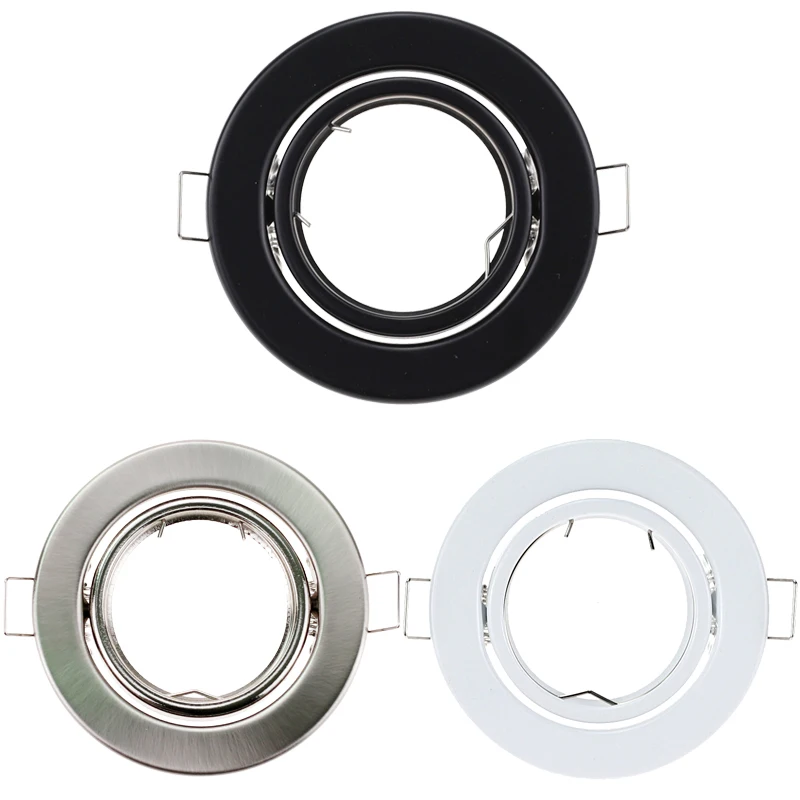 Новый круглый регулируемый Встраиваемый светодиодный потолочный светильник с