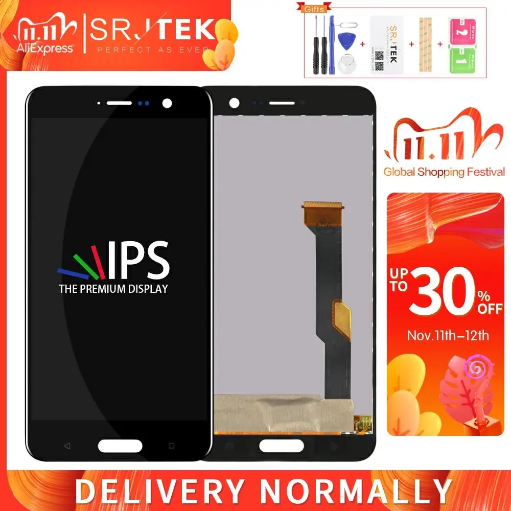 Srjtek для HTC U Play дисплей сенсорный экран ЖК дигитайзер Датчик в сборе 5 2 ''X|lcd