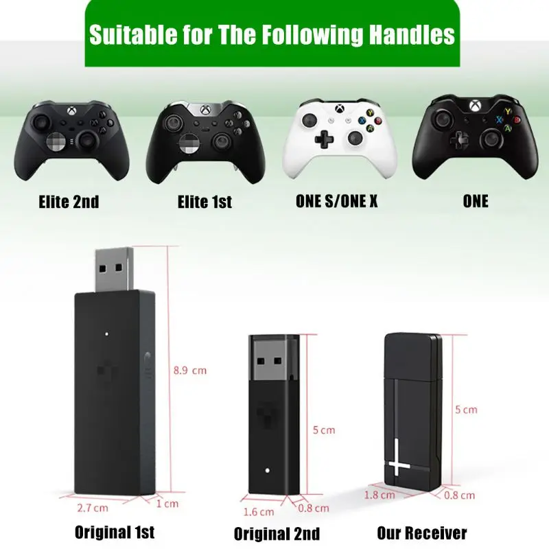 Беспроводной USB-адаптер для ПК приемник беспроводного контроллера Xbox-One |