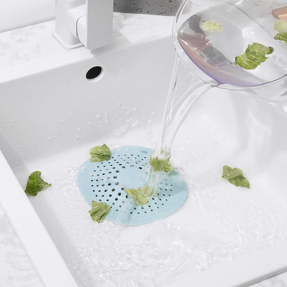 1Pc Kitchen Bathroom Anti Clogging Sink Sewer Filter Bath Shower Cover Floor Sink Drain Strainer Hair Stopper Catcher Appliances