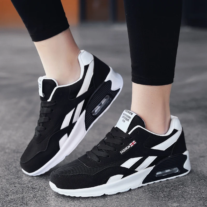 

Men Air Cushion Sneakers Casual Sport Shoes Men Lightweight Breathable Couple Walking Shoes 2021 Fashion Jogging Sneakers Unisex