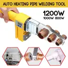 Сварочный аппарат для труб PPR, PE, PP, 1200 Вт, полностью автоматический Электрический нагревательный термостат, сварочные головки 75 мм, 90 мм, 110 мм