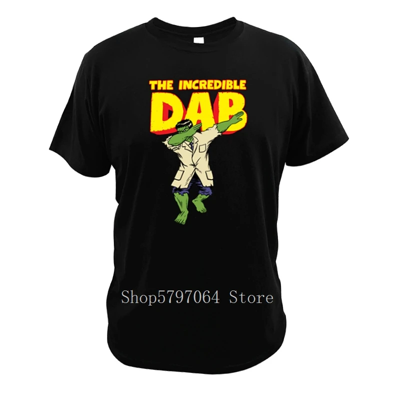 Футболка с Халком забавный супергерой танцующий невероятный даб Camiseta Comic Homme