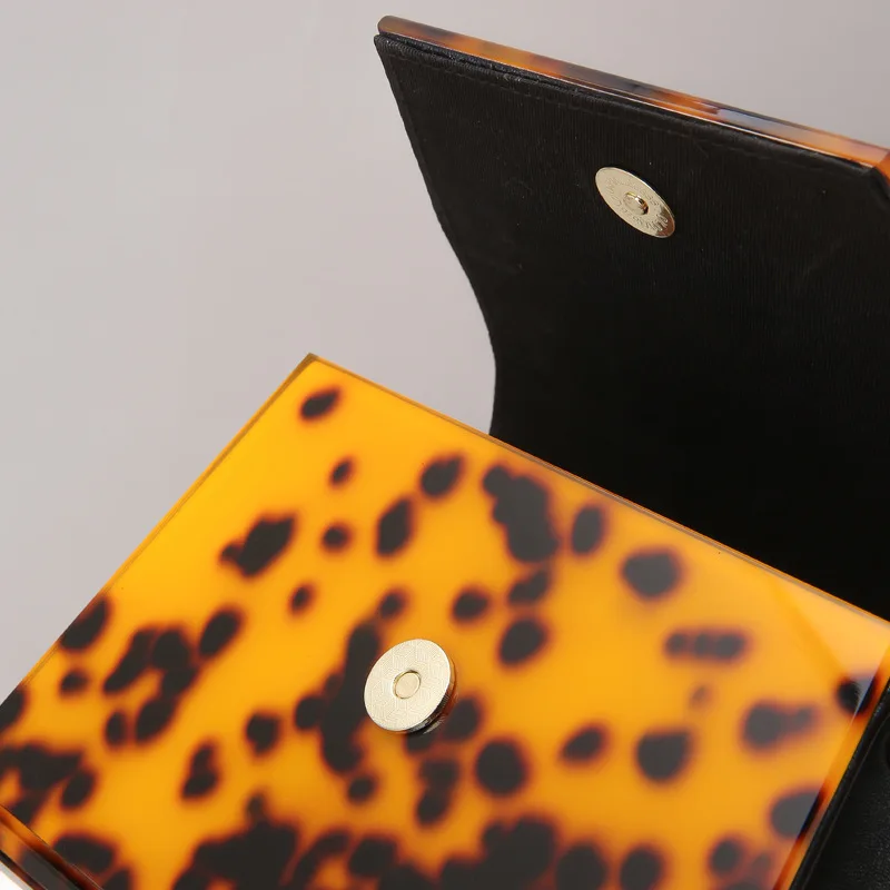 Роскошный яркий кошелек с клапаном из черепаховой кожи маленькая сумка через