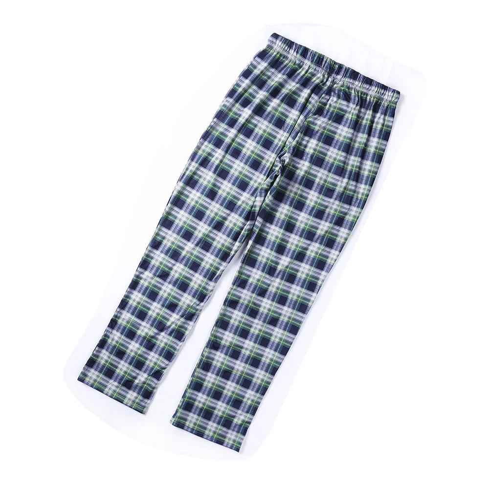 Size M-2XL Casual Loose Pants Trousers Men's Loose Sleep Bottoms Plaid Flannel Lounge/Pajama Pants plus size pajama pants