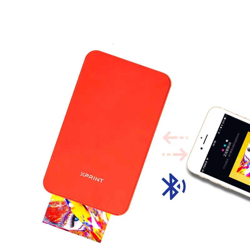 Домашний Карманный принтер 300 точек/дюйм портативный карманный мини-фотопринтер