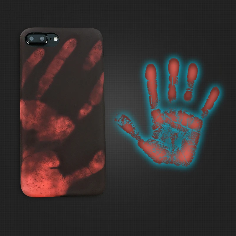 Модный термосенсорный чехол для iphone X XS XR XS Max 7 8 6 6s Plus термоиндукционный чехол для телефона fundas защитный чехол
