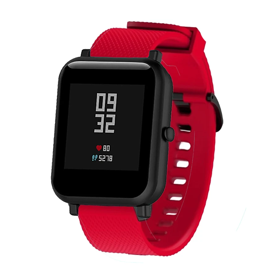 Ремешок для часов Amazfit Bip силиконовый спортивный сменный Браслет Для Xiaomi Huami Amazfit Bit Lite Молодежные часы аксессуары