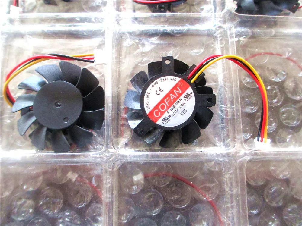 Новый вентилятор для F 4008H12B IV 12V 0.18A 4008 DFB400705M двойной шарикоподшипник 4007 4 см 5V см/см