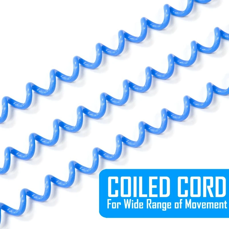 Антистатический ремешок на запястье 5 упаковок Синий Регулируемый наручный Esd