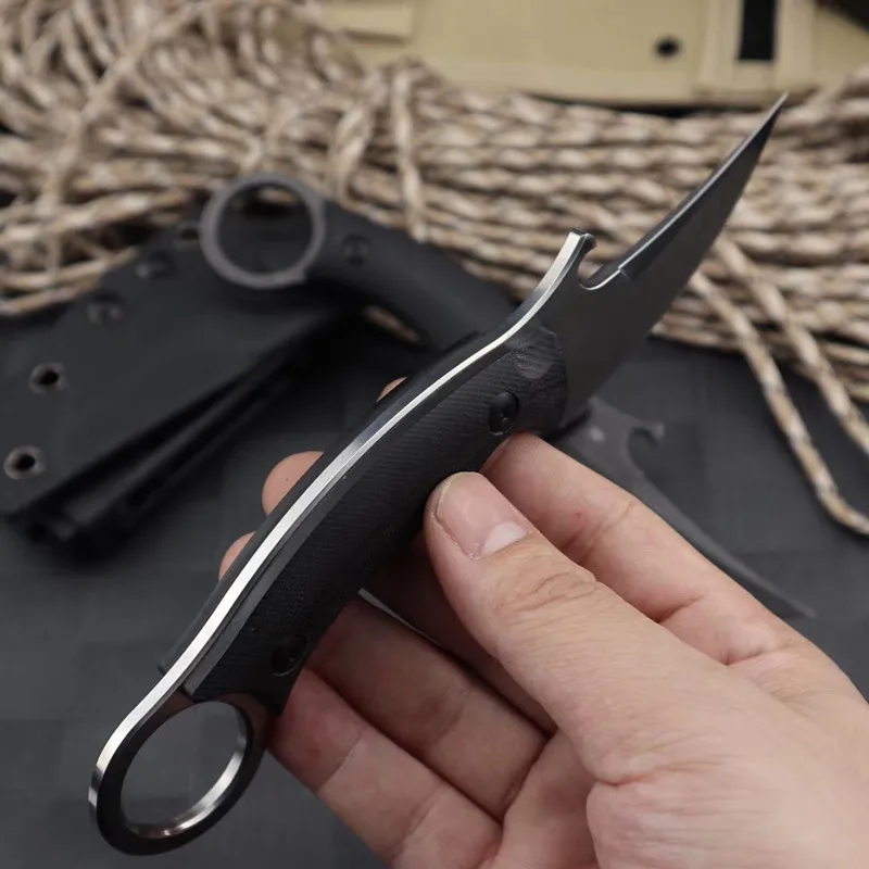 Тактический нож HS Tools Mako охотничий Клинок с фиксированным лезвием из стали 5Cr1 3Mov