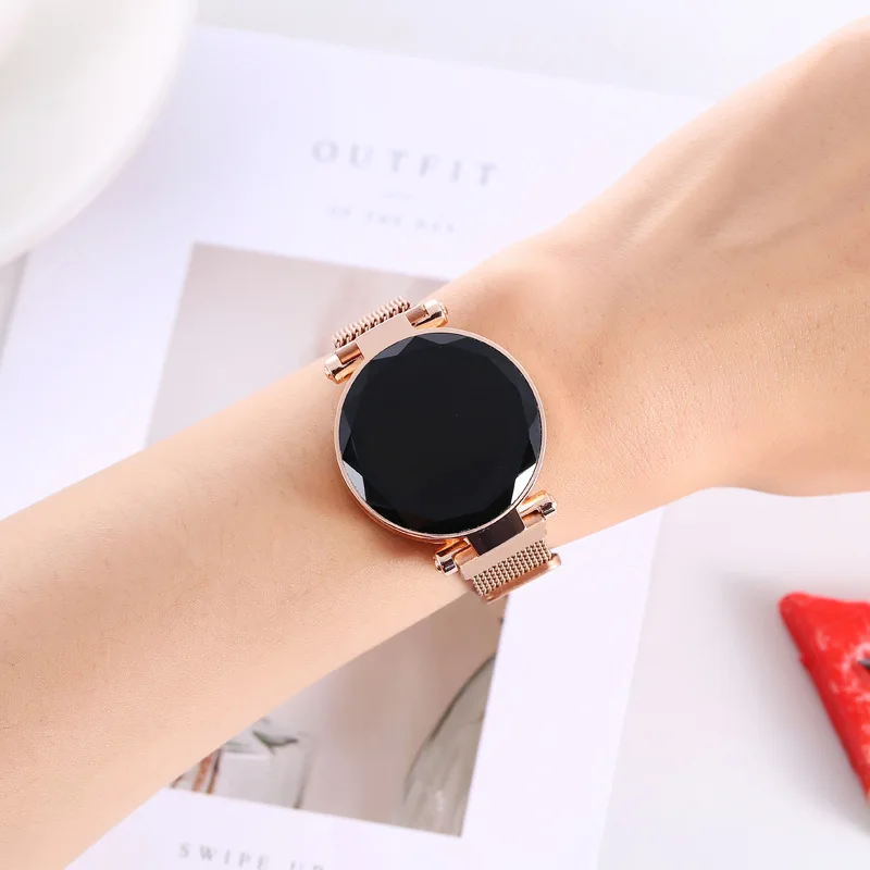 

2020 Luxury Watch Women Watch Magnet Starry Sky Digital Watches TOP Brand Personality PopDesign Female Clock Relogio Feminino