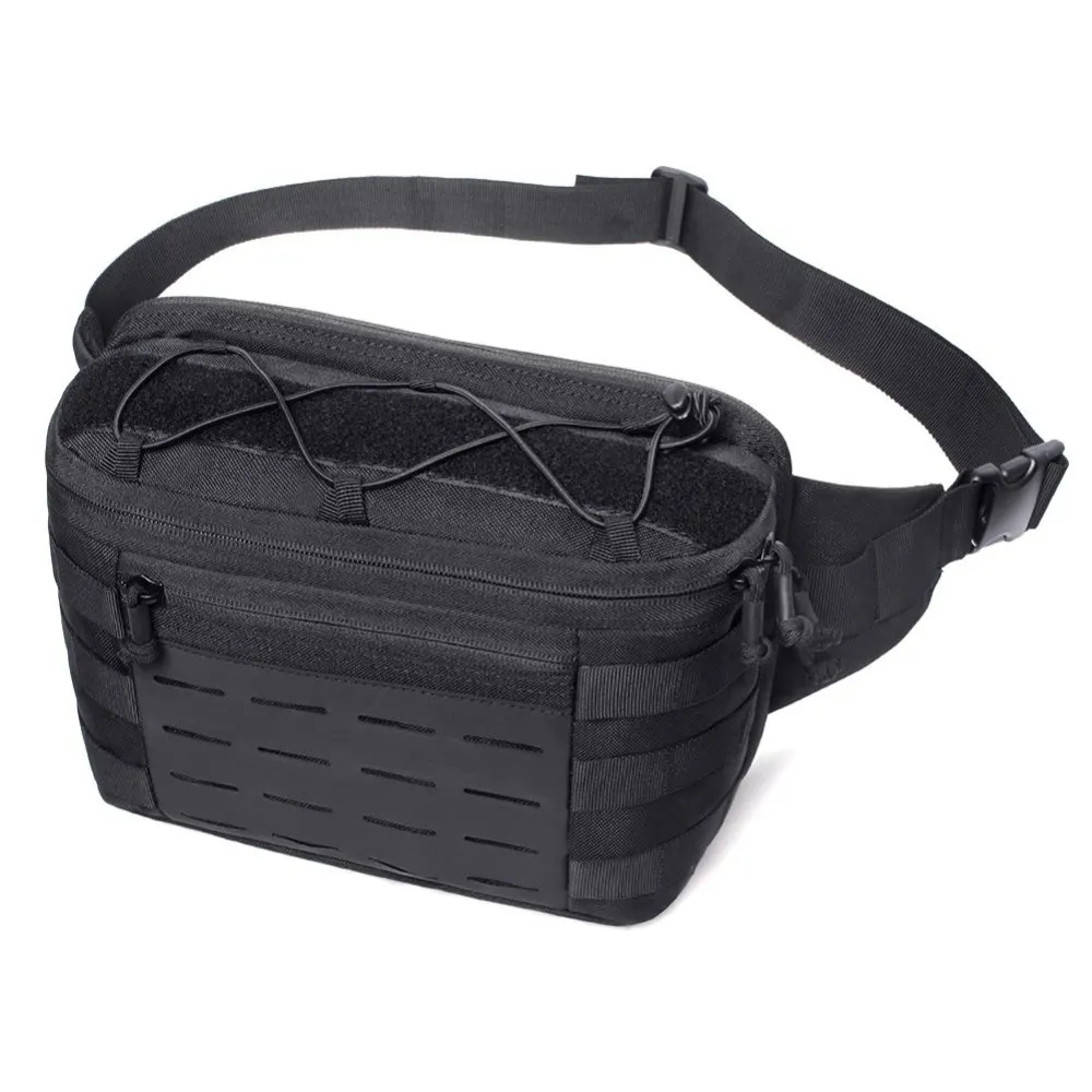 

Tactical Waist Bag Outdoor Holster Hunting Molle Military Combat Waist Fanny Pack Utility Nylon Camping Hiking Belt Shoulder Bag