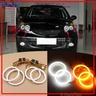 Для BYD F0 F1 2008 2009 2010 2011 2012 2013 2014 2015 хлопок горки светодиодный двойной Цвет Ангел глаз белый янтарь сигнал поворота светильник