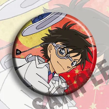 1 шт. 58 мм Детектив Конан чехол закрытый Kaitou Kiddo брошь значки круглые булавки