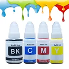 Набор для заправки чернил для принтера Canon GI-490, краска для принтера G1410, G2410, G3410, G4400, G4410, G5040, G6040, G7040, Перезаправляемые картриджи