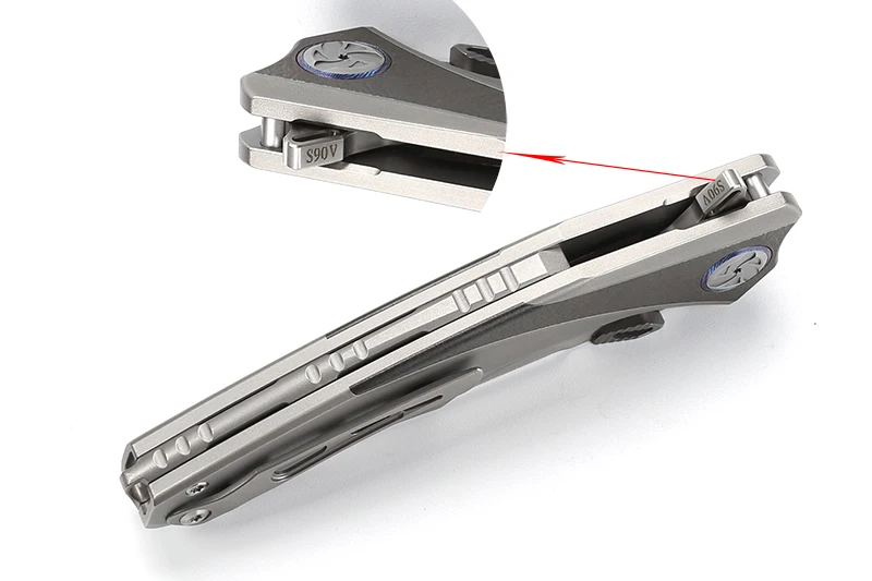 LiBinGEDC, складной нож Raptor Flipper, титановая ручка S90V, лезвие, для улицы, тактические, для кемпинга, ножи для выживания, инструменты для повседневного использования