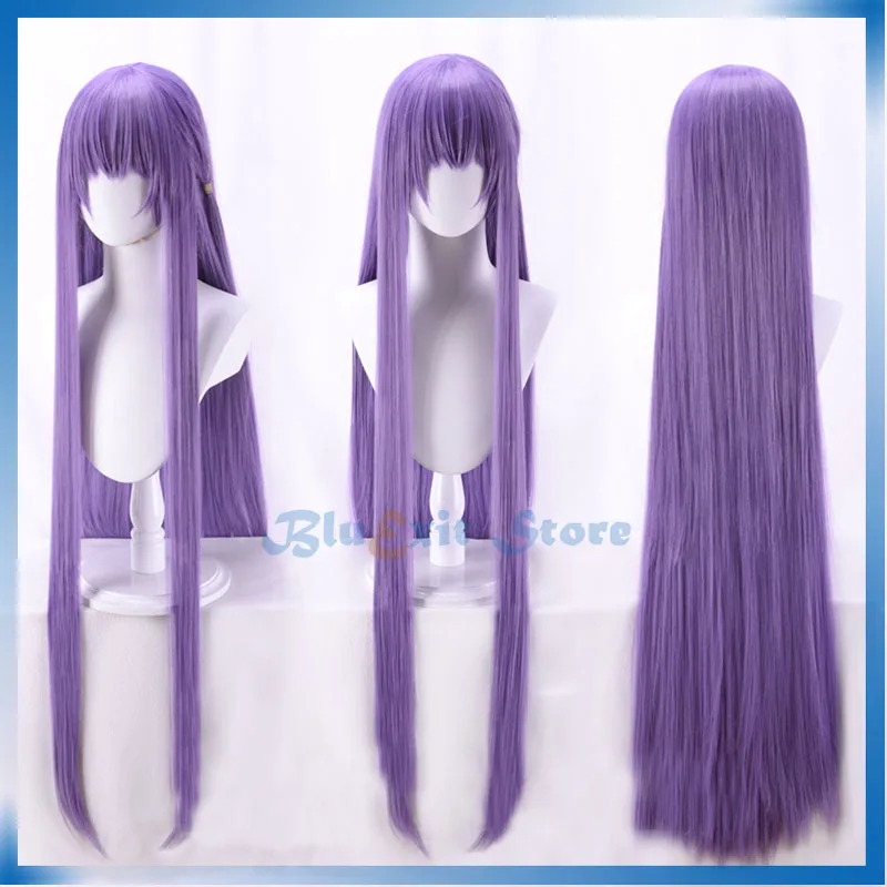 

120cm Fate EXTRA CCC BB Dark Purple Long Straight unisex Cosplay Halloween adult unisex Heat Resistanr Role Play for Adult