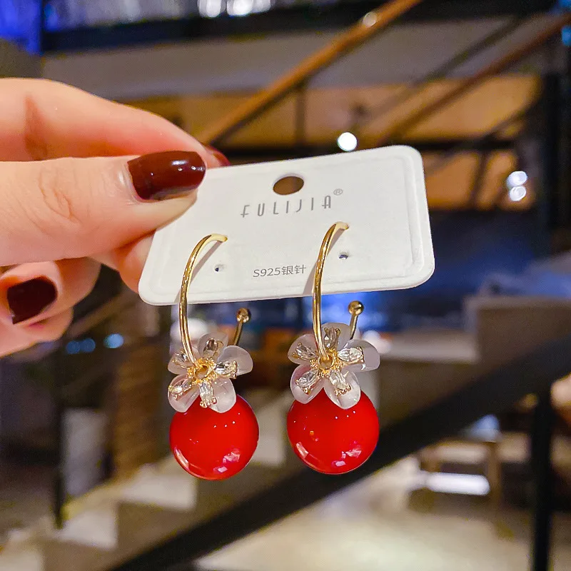 

Temperament Pearl Earrings Long Tassel Earrings Literary Individuality Earrings Korean Fashion Earrings for Women New Earrings