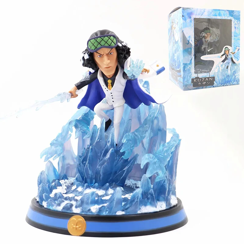20 см аниме One Piece экшн-фигурка Kuzan Боевая версия. GK статуя ПВХ Aokiji Коллекционная
