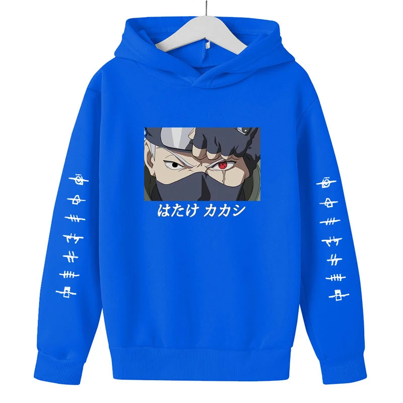 

Blood Round Eye Hoodie Anime Sweatshirt Spring and Autumn Hip Hop Comfortable Fashion Pullover Anime Children's Hoodie