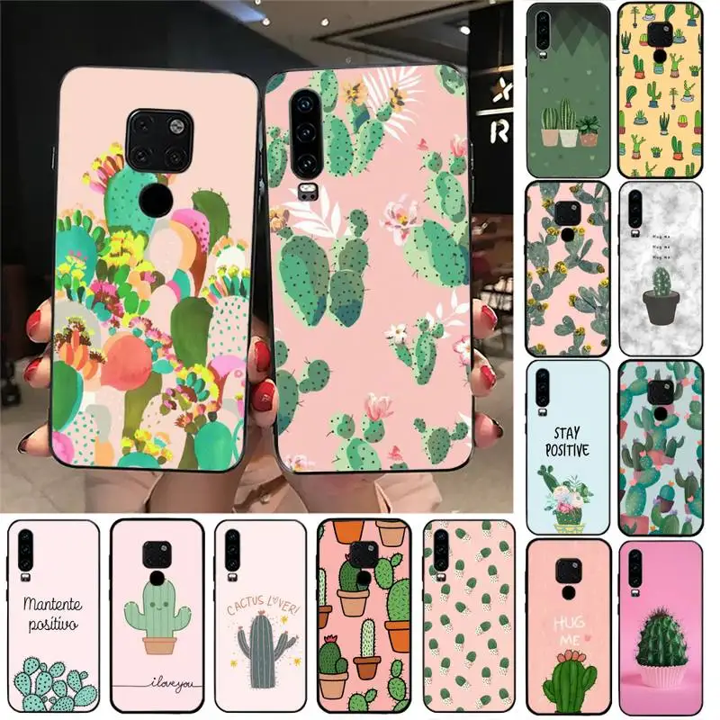 

Plant Cactus Phone Case For Huawei Nova3I 3E mate9 10 20lite 20Pro 40 30pro funda case