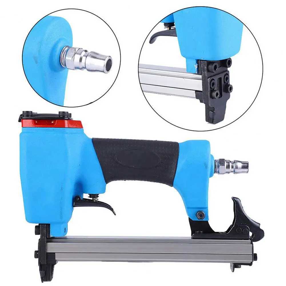 1013J U-type Sturdy Pneumatic Nailer Easy to Use Air Tools Stapler Comfortable Hold Woodworking Tool Supplies | Инструменты