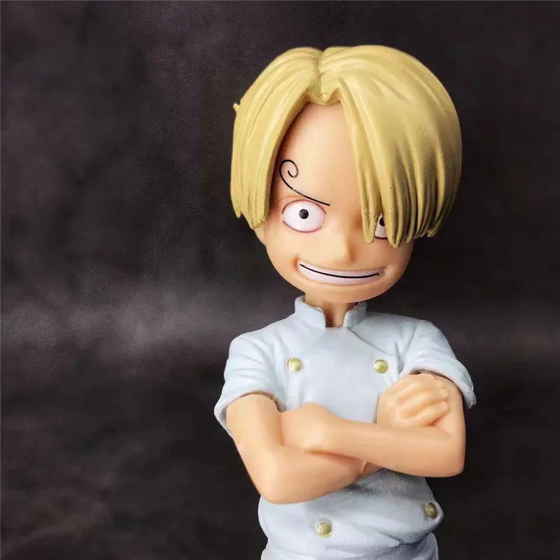 Luffy Sanji Zoro Sabo Ace Kid Ver. Фигурка героя из ПВХ симпатичная Коллекционная модель