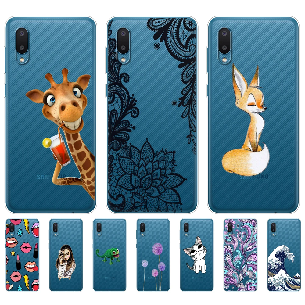 Для Samsung A02 Чехол Мягкий силиконовый чехол из ТПУ для задней панели для Samsung Galaxy A02 GalaxyA02 A 02 SM-A022G a022 бампер 6,5 Дюймов