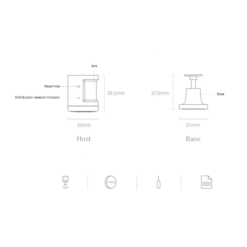 

Tuya ZigBee PIR Sensor With Foot Stand Motion Detect Human Body Movement Detect, Smart Home Automation Modules