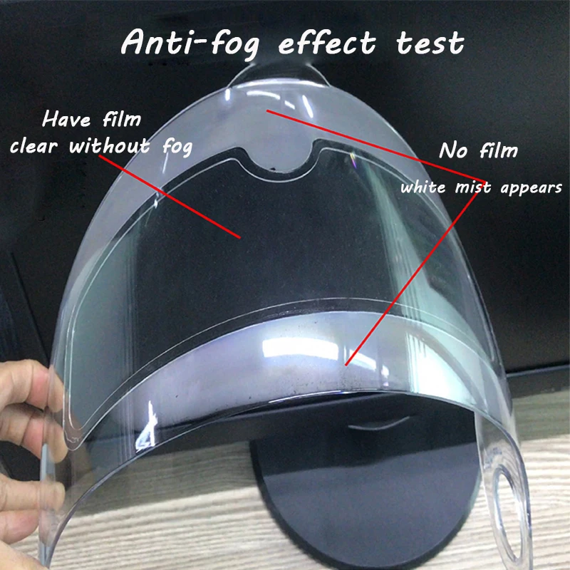 Universal Motorcycle Accessories Helmet Anti-rain Anti-fog Film Racing Electric Car Half-helmet Lens Patch | Автомобили и