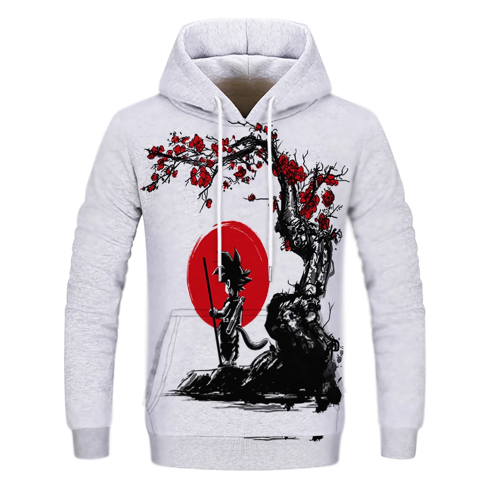 

Autumn and winter Japan and South Korea animation movie characters 3D printing men's hoodies casual fashion men's sports hoodies