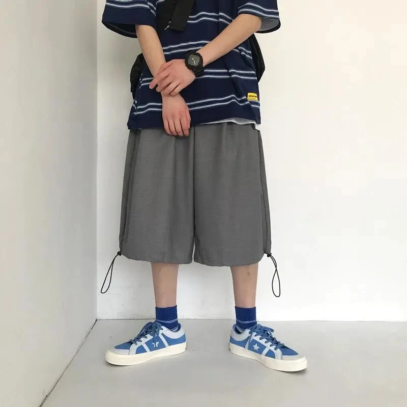 Летние новые японские шорты мужские и женские студенческие Свободные