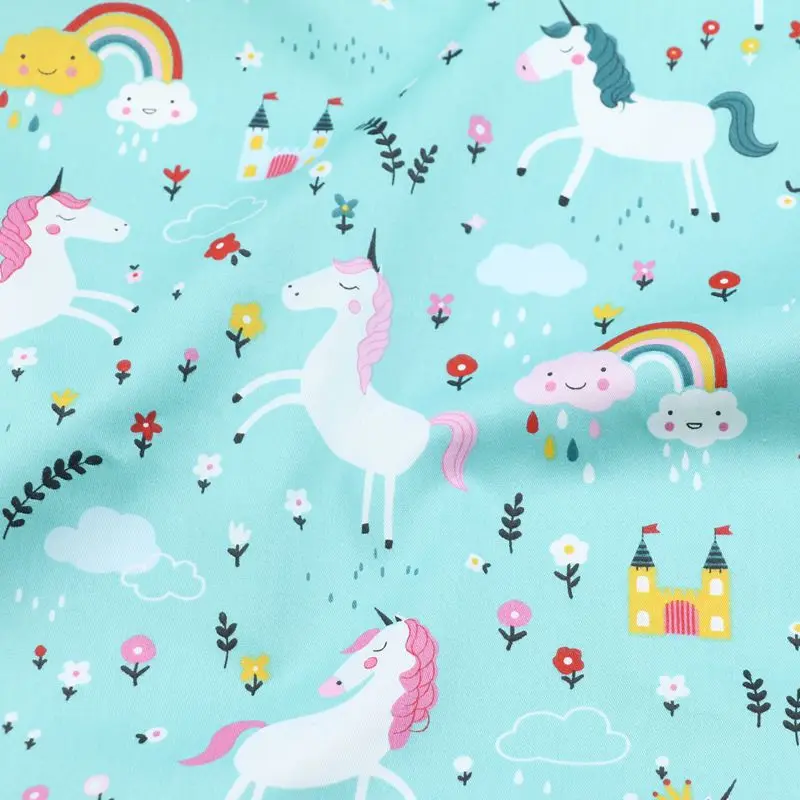 Kids Cotton twill fabric Upholstery sewing cloth for DIY Sewing Quilting Fat Quarters Material For Baby&ampChild | Дом и сад
