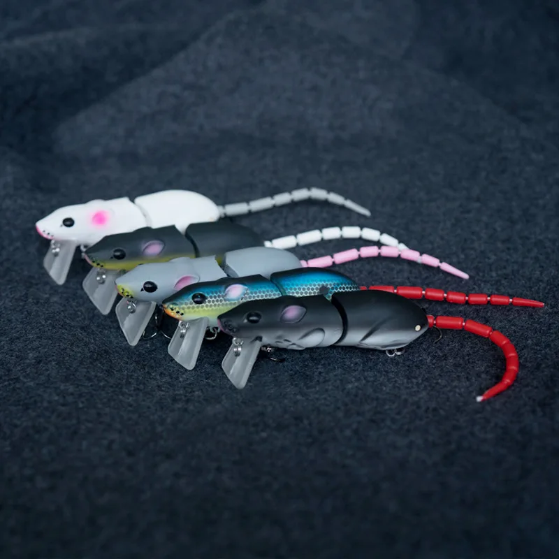 

1 pcs 15.5g/15.5cm Luya bait Mouse bionic broken joint Long throw pencil Mino tip bait Fake