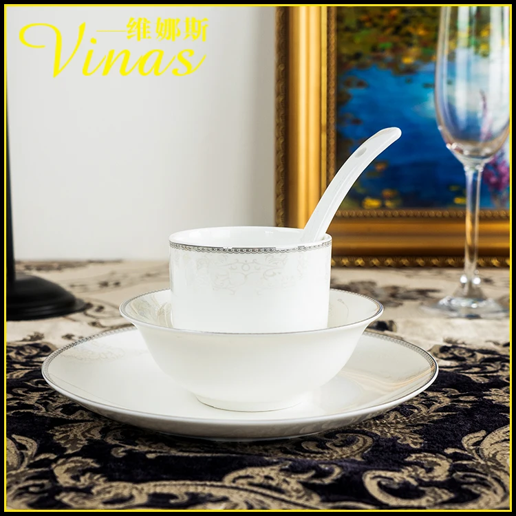 Элегантный золотой мраморный глазурь керамический праздничный набор столовой