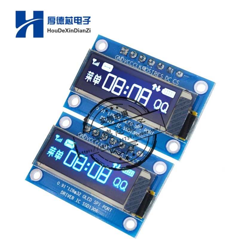 

7-контактный 0,91 дюймов OLED дисплей ЖК-дисплей модуль/stm32 SPI протоколы передачи данных/51 процедуры