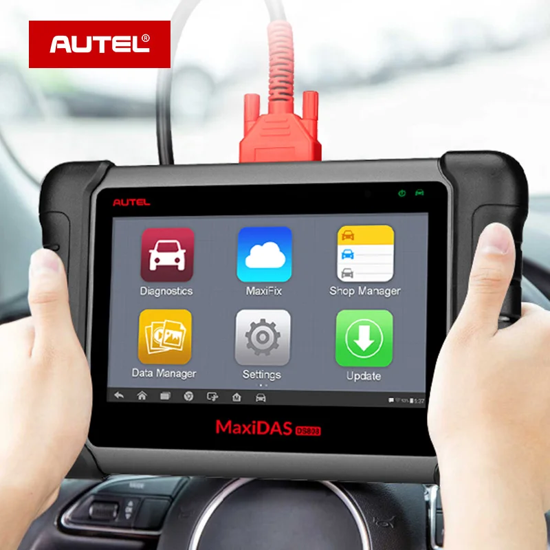 Autel MaxiDAS DS808 OBD2 сканер OBDII Авто диагностический инструмент OBD 2 полная система считыватель кода ключ программист TPMS Программирование